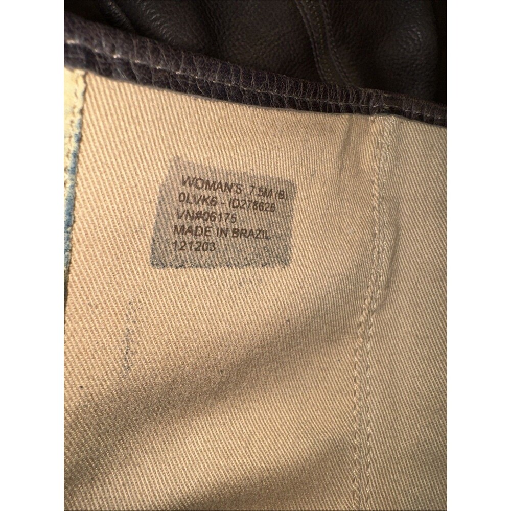 Vintage LL BEAN Calf hi Brown leather BOOTS womens 7.5 Made in Brazil-Zipper - Picture 13 of 16